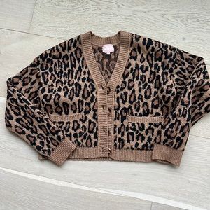 Show me your mumu leopard print cardigan